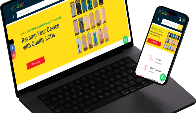 Valid Mobile Spare Parts Ecommerce Website